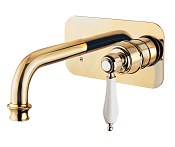 Cezares Aphrodite Смеситель для раковины встраиваемый, внутр. часть, излив 20,6 см, цвет: золото APHRODITE-BLSM2-03/24-Bi