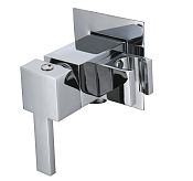 Cezares Смеситель для гигиенического душа встраиваемый, с держателем и внутренней частью, цвет: хром CZR-DA2-01