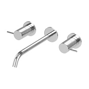 Cezares Leaf Смеситель для раковины встраиваемый, внутр. часть, излив 20,3 см, цвет: morning mist LEAF-BLI3L-20-L-MM