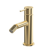 Cezares Leaf Смеситель для биде с донным клапаном, излив 10,5 см, цвет: sunrise LEAF-BSM-L-SR