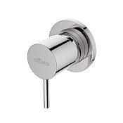 Cezares Leaf Смеситель для душа встраиваемый, на 1 потребитель, с внутренней частью, цвет: хром LEAF-DIM-L-01