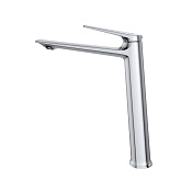 Cezares Liner Смеситель для раковины высокий, без донного клапана, излив 18,8 см, цвет: хром LINER-LC-01-W0