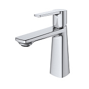 Cezares Lux Смеситель для раковины, без донного клапана, излив 12,3 см, цвет: хром LUX-LS-01-W0