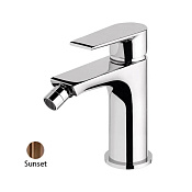 Cezares Nautic Смеситель для биде с донным клапаном, излив 11,2 см, цвет: sunset NAUTIC-BS1-SS