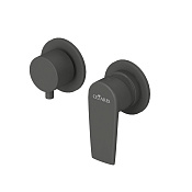 Cezares Nautic Смеситель для душа встраиваемый, на 2 потреб., с внутр. частью, цвет: черный матовый NAUTIC-VDIM2-M-NOP