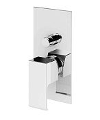 Cezares Porta Смеситель для душа встраиваемый, на 2 потребителя, с внутренней частью, цвет: хром PORTA-VDIM-01