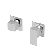 Cezares Porta Смеситель для душа встраиваемый, на 3 потребителя, с внутренней частью, цвет: хром PORTA-VDIM3-M-01