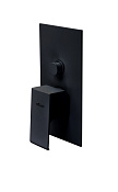 Cezares Porta Смеситель для душа встраиваемый, на 2 потреб., с внутр. частью, цвет: черный матовый PORTA-VDIM-NOP
