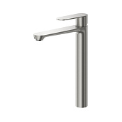 Cezares Stylus Смеситель для раковины высокий, без донного клапана, излив 18 см, цвет: сатин STYLUS-LC-IN-W0