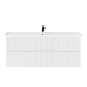 Cezares Duet Тумба под раковину подвесная 117x45x50h см, цвет: bianco opaco DUET-1200-2C-SO-BO
