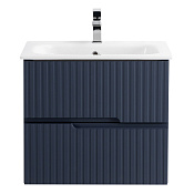 Cezares Duet Тумба под раковину подвесная 57x45x50h см, цвет: grafito DUET-600-2C-SO-GR-P