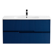 Cezares Duet Тумба под раковину подвесная 97x45x50h см, цвет: sapfiro DUET-1000-2C-SO-SPF-P