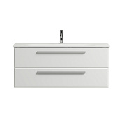 Cezares Eco Тумба под раковину подвесная 120x48x50h см, цвет: bianco lucido ECO-1200-2C-SO-BL