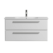 Cezares Eco Тумба под раковину подвесная 97x45x50h см, цвет: bianco opaco ECO-CER-1000-2C-SO-BO