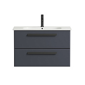 Cezares Eco Тумба под раковину подвесная 77x45x50h см, цвет: grafito ECO-CER-800-2C-SO-GR-P