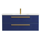 Cezares Eco Тумба под раковину подвесная 117x45x50h см, цвет: sapfiro ECO-CER-1200-2C-SO-SPF-P