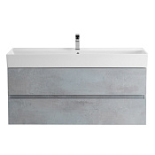 Cezares Molveno 46 Тумба под раковину подвесная 120x46x50h см, цвет: beton MOLVENO 46-120-2C-SO-BET