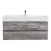 Cezares Molveno 46 Тумба под раковину подвесная 120x46x50h см, цвет: legno grigio MOLVENO 46-120-2C-SO-LG