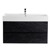 Cezares Molveno 46 Тумба под раковину подвесная 80x46x50h см, цвет: nero MOLVENO 46-80-2C-SO-NR