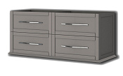 Cezares Tiffany Тумба под раковину подвесная 120x46x55h см, цвет: grigio nuvola 55244