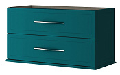 Cezares Tiffany Тумба под раковину подвесная 100x46x55h см, цвет: blu petrolio 54953