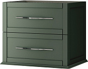 Cezares Tiffany Тумба под раковину подвесная 60x46x55h см, цвет: verde opaco 55329