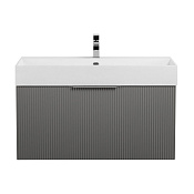 Cezares Premium Тумба под раковину подвесная 90x44x43h см, цвет: grigio nuvola 55444