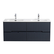 Cezares Duet Тумба под раковину подвесная 120x45,7x50h см, цвет: grafito DUET-N-1200-4C-SO-2-GR-P