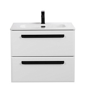 Cezares Eco Тумба под раковину подвесная 70x45,7x50h см, цвет: bianco lucido ECO-CER-N-700-2C-SO-BL