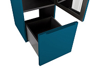 Cezares Premium Шкаф-пенал подвесной 35x38x150h см, цвет: blu petrolio 55503