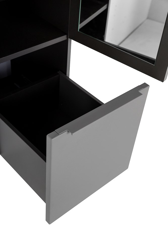 Cezares Premium Шкаф-пенал подвесной 35x38x150h см, цвет: grigio nuvola 55504