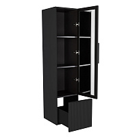 Cezares Premium Шкаф-пенал подвесной 35x38x150h см, цвет: nero opaco 55507