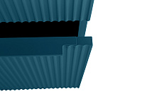 Cezares Premium Шкаф-пенал подвесной 35x38x150h см, цвет: blu petrolio 55508