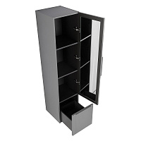 Cezares Premium Шкаф-пенал подвесной 35x38x150h см, цвет: grigio nuvola 55509