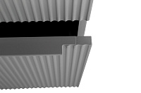 Cezares Premium Шкаф-пенал подвесной 35x38x150h см, цвет: grigio nuvola 55509