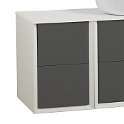 Cezares Bellagio Шкаф подвесной 35x46x48h см, цвет: grigio nuvola, bianco opaco 55302