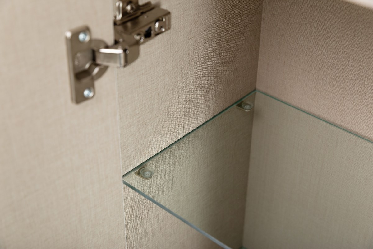 Cezares Glass Шкаф-пенал подвесной 35x27x160h см, цвет: bianco lucido 41827