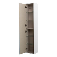 Cezares Glass Шкаф-пенал подвесной 35x27x160h см, цвет: bianco lucido 41827