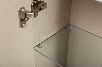 Cezares Glass Шкаф-пенал подвесной 35x27x160h см, цвет: bianco lucido 41827