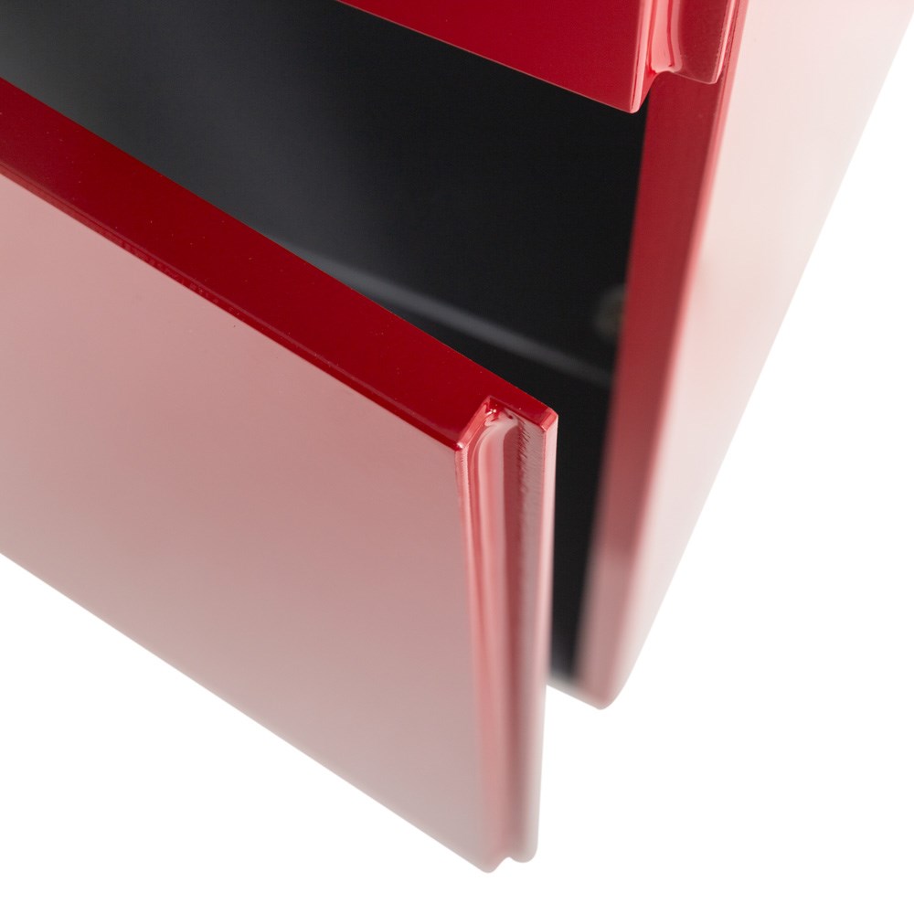 Cezares Шкаф-пенал подвесной 45x38x170h см, цвет: rosso 53099