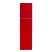 Cezares Шкаф-пенал подвесной 45x38x170h см, цвет: rosso 53099