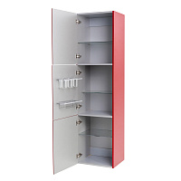 Cezares Шкаф-пенал подвесной 45x38x170h см, цвет: rosso 53099