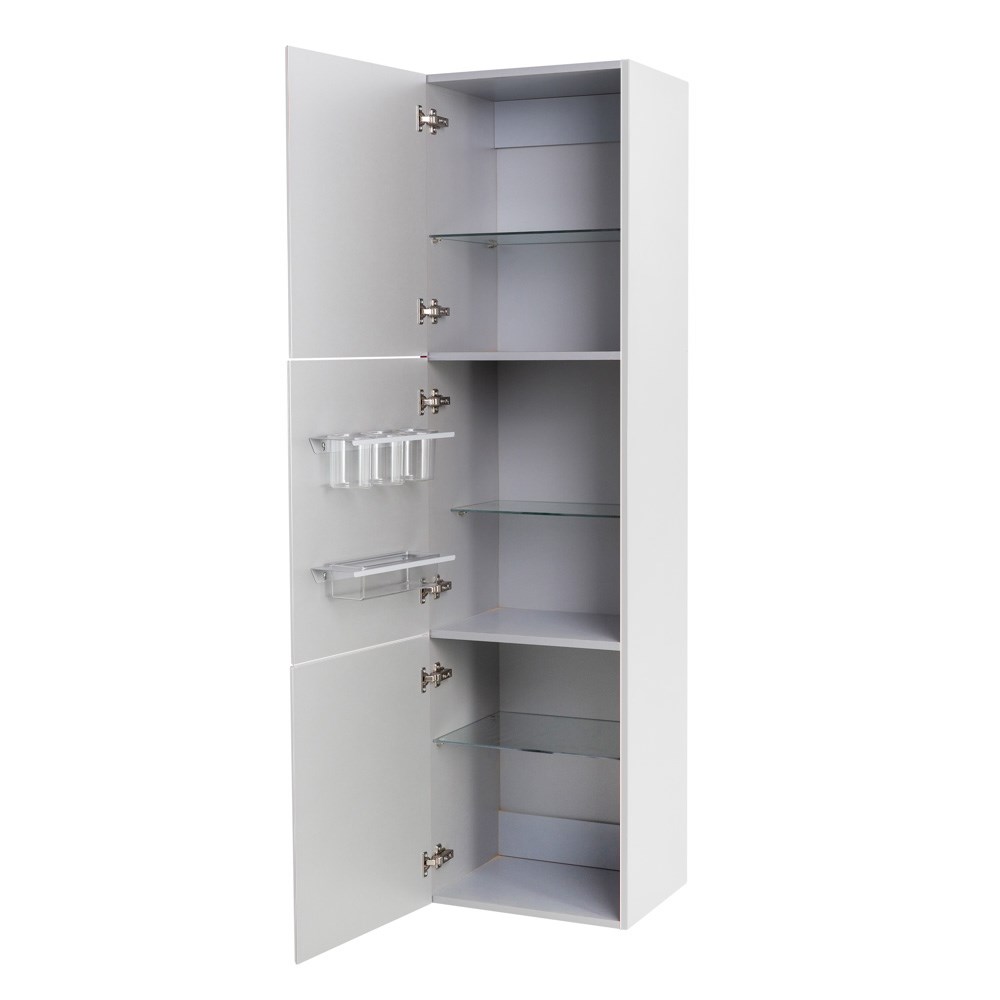 Cezares Шкаф-пенал подвесной 45x38x170h см, цвет: bianco lucido 53106