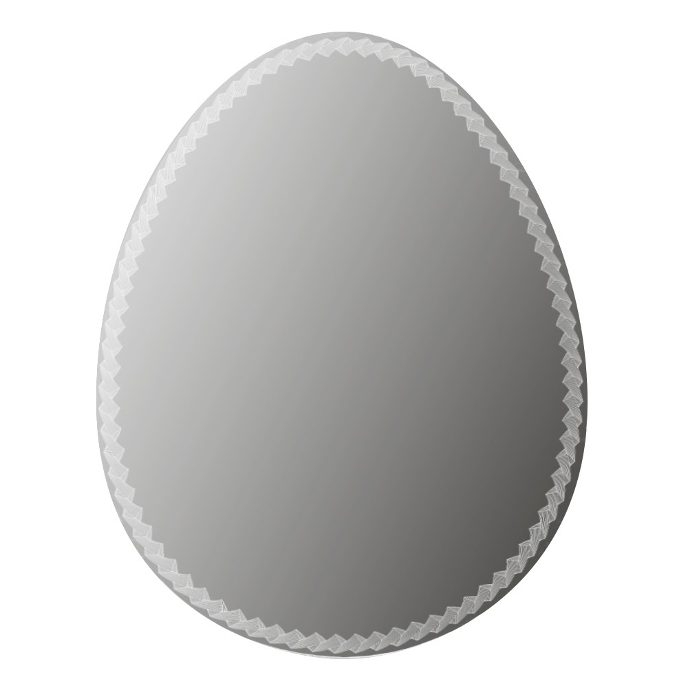 Cezares Зеркало подвесное с подсветкой 75x98h см 44777