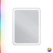 Cezares Multicolore Зеркало подвесное с RGB подсветкой 60x80h см, с сенсорным переключателем CZR-SPC-MC-600-800-RGB-TCH