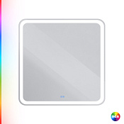 Cezares Multicolore Зеркало подвесное с RGB подсветкой 80x80h см, с сенсорным переключателем CZR-SPC-MC-800-800-RGB-TCH