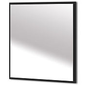 Cezares Tiffany Зеркало подвесное с подсветкой 98x90h см, с антизапотеванием, цвет: nero grafite 45047