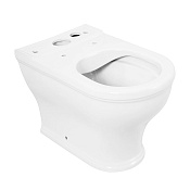 Cezares Giubileo Чаша приставного унитаза 36x61 см, безободковый, смыв каскадный, цвет: белый глянец CZR-165-CPR