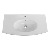 Cezares Comfort Раковина накладная 100,8x54,5 см, с переливом, с 1 отверстием, цвет: белый глянцевый 50149