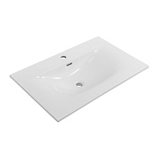 Cezares Molveno Раковина накладная 91x51 см, с переливом, с 1 отверстием, цвет: белый глянцевый CZR-8099-90/50